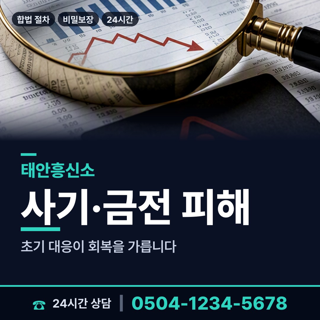 태안 고남면 흥신소의뢰비용 상담 안내